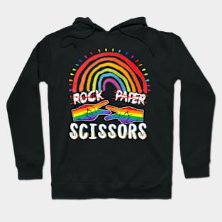 Scissors LGBT-Q Gay Pride Proud Ally  Flag Hoodie